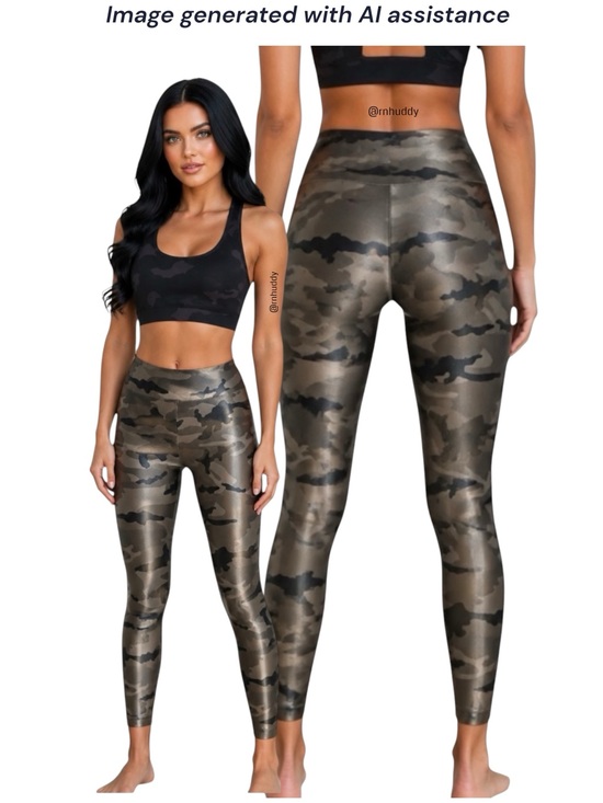 Koral Pants - Koral S camo Lustrous Infinity High Rise Legging